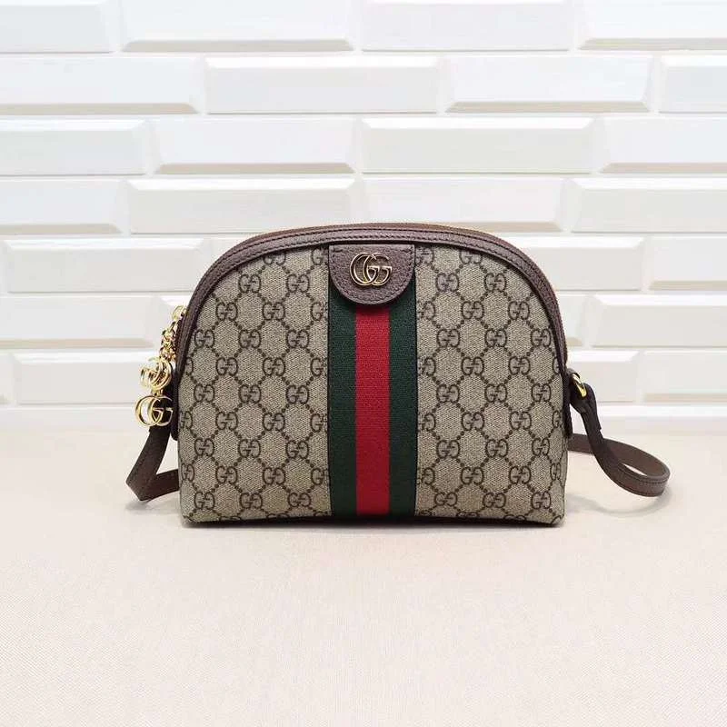 Women Gucci bags with a chain - link trim and a leather bodyBC - GUCCI BAG - 043