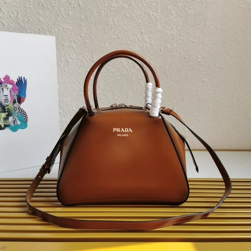 Prada tote bags with a double - handle and shoulder - strap option for easy useWhimsy Finds - Prada Bags - 320