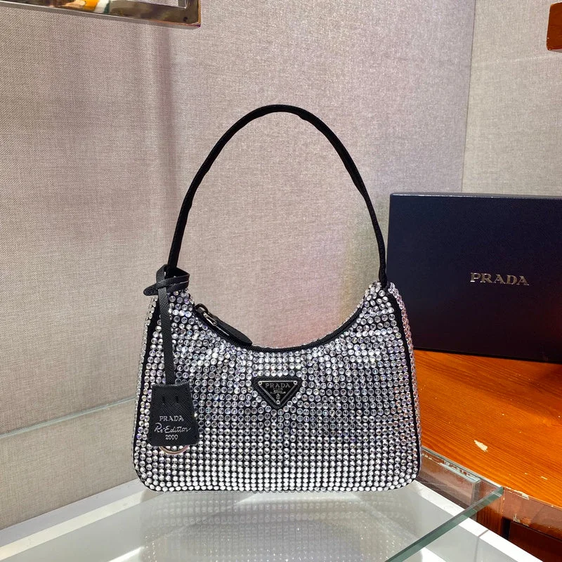 Prada Cahier bags featuring the signature triangular logo plaqueWhimsy Finds - Prada Bags - 180