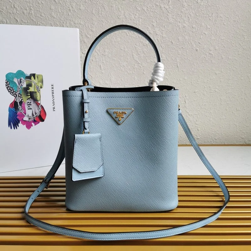 Prada bags with a snap - button closure and a decorative charm for a fashionable lookWhimsy Finds - Prada Bags - 332