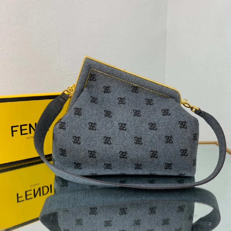 Fendi handbags with a holographic FF logo for a futuristic and trendy lookWF -  Fendi Bag - 321