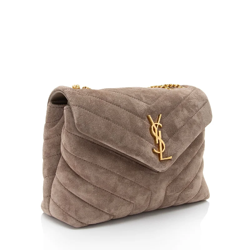 Yves Saint Laurent bags for formal occasionsSaint Laurent Suede Monogram LouLou Chain Small Crossbody JtlYPP