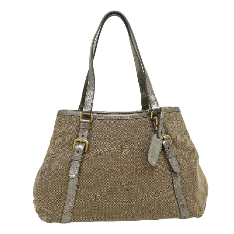 Ladies Prada shoulder bags with a single - handle design for simplicityPRADA Canapa Tote