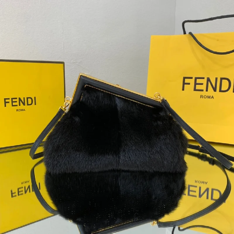 Fendi bags with a back - zip pocket for storing valuables securelyWF -  Fendi Bag - 329