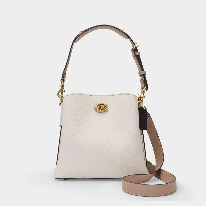 Coach crossbody bags in a vibrant, eye - catching color for a bold statementWillow Bucket Bag - Coach - Cream - Leather