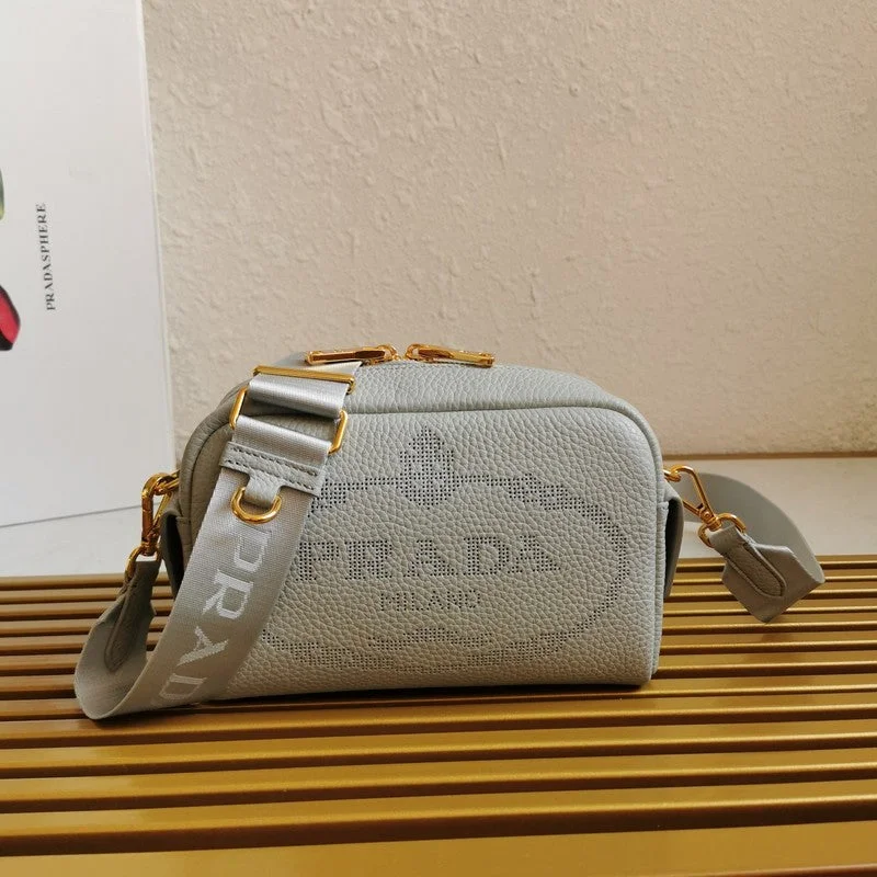 Prada bags with a chain - link trim and a leather body for a modern and stylish edgeWhimsy Finds - Prada Bags - 345