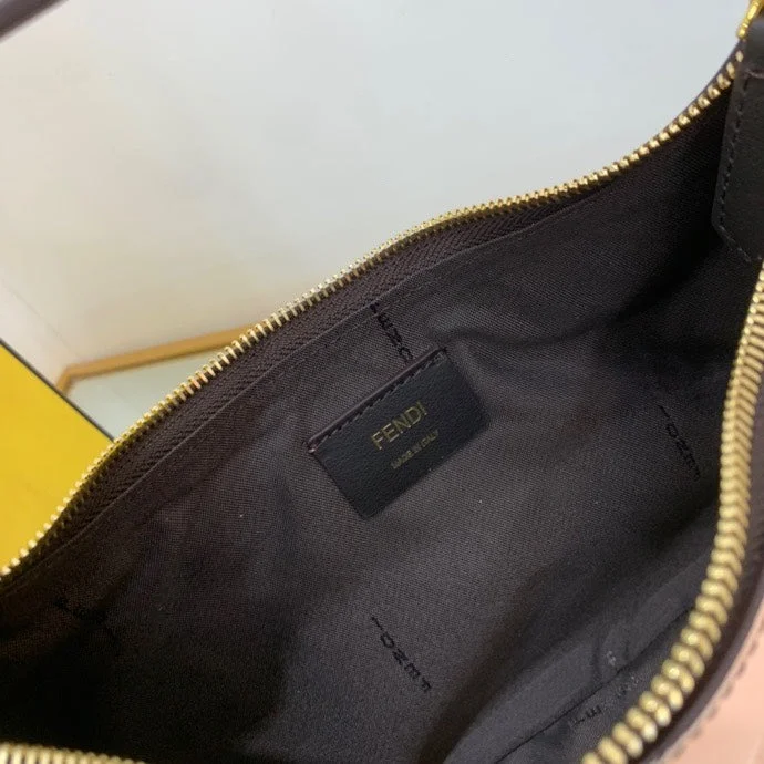 Fendi By The Way bags with a contrast - colored interior for visual interestFendi Fendigraphy Small Bag