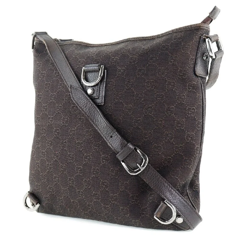 Women Gucci bags with a zip - around closure for securityGucci Abbey Shoulder Bag Brown Gg Canvas