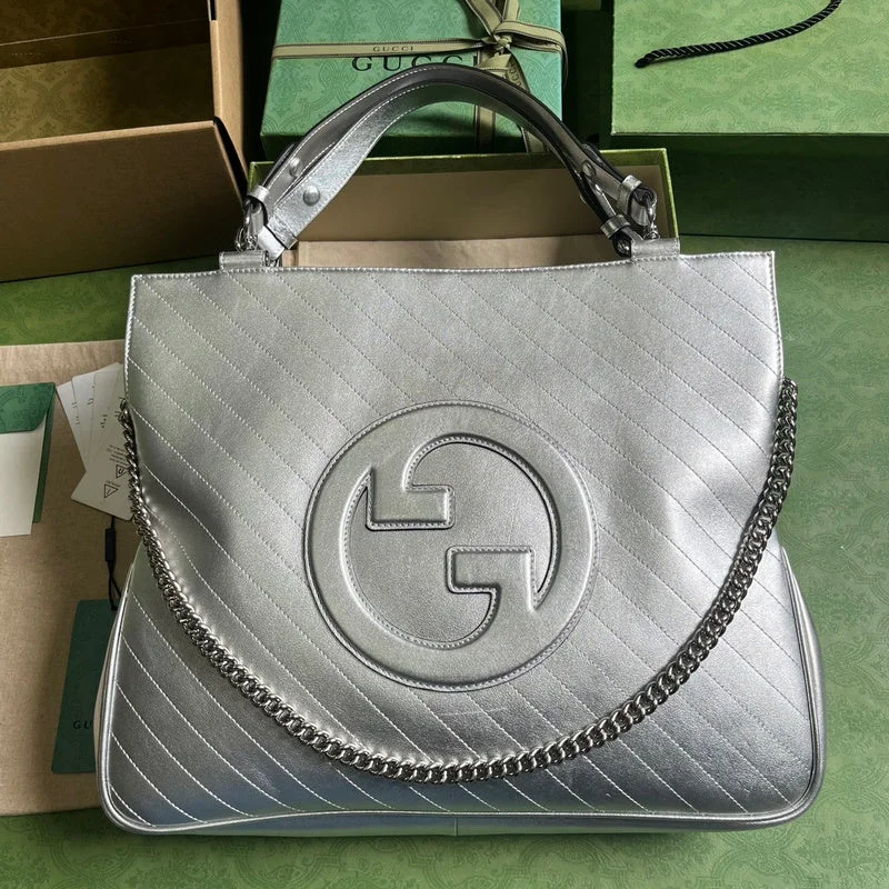 Women Gucci bags with a zip - around closure for securityWF - Gucci Bags - 074