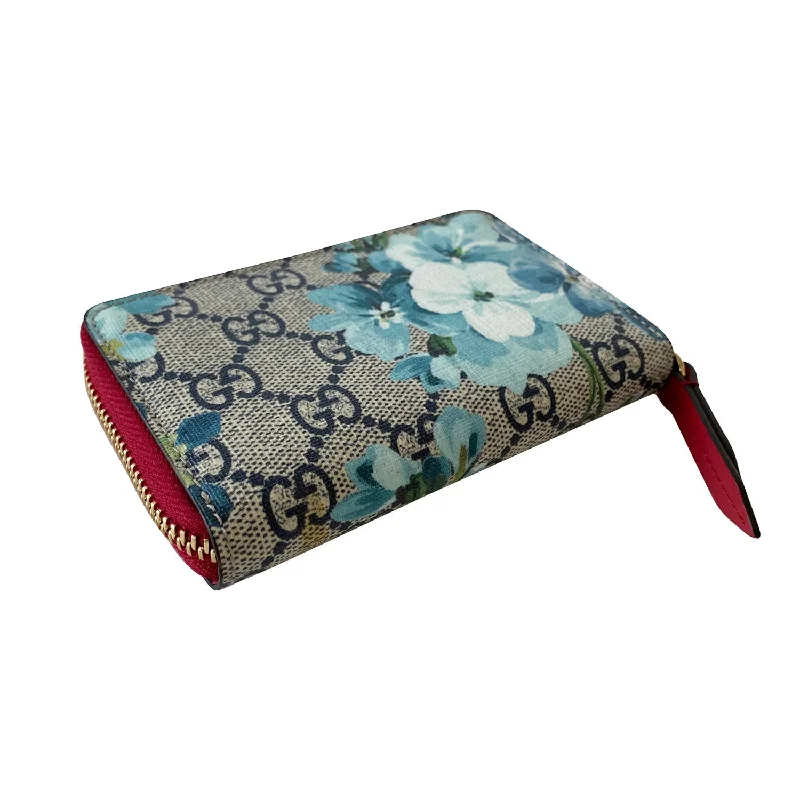 Women Gucci Sylvie bags with a detachable ribbon detailGucci Blooms Zipper Card Case