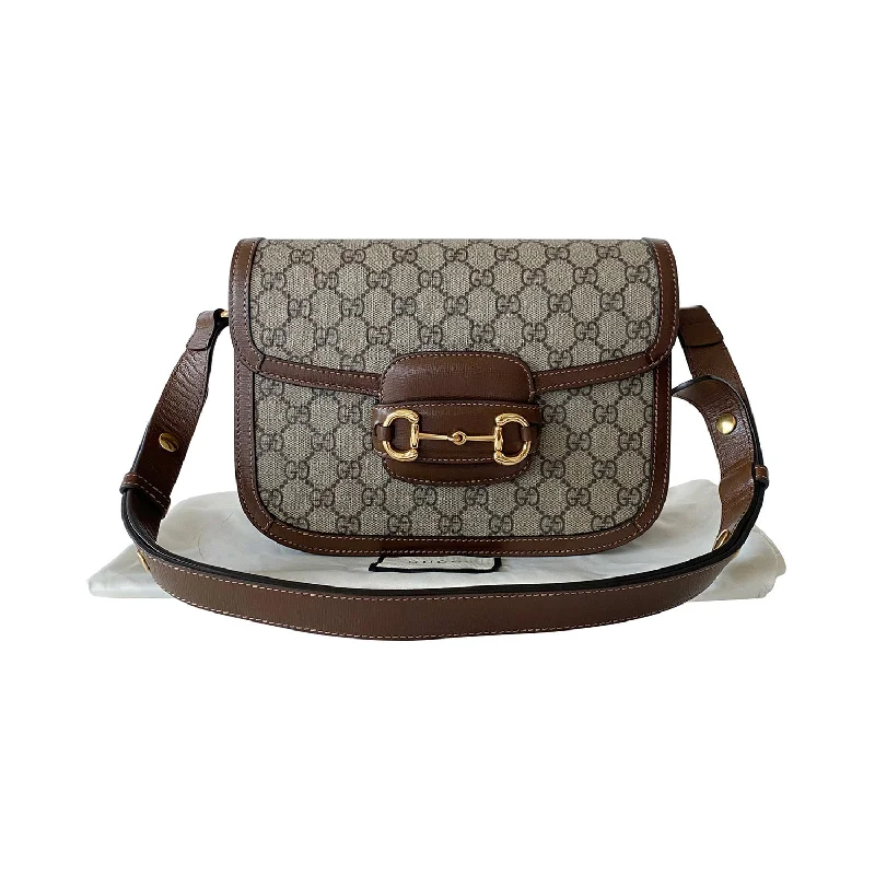 Ladies Gucci Dionysus bags with a detachable shoulder strapGucci GG Horsebit 1955 Shoulder Bag