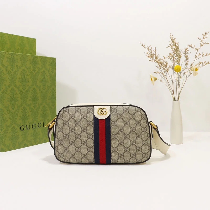 Women Gucci bags with a snap - button closure and a decorative charmBC - GUCCI BAG - 051