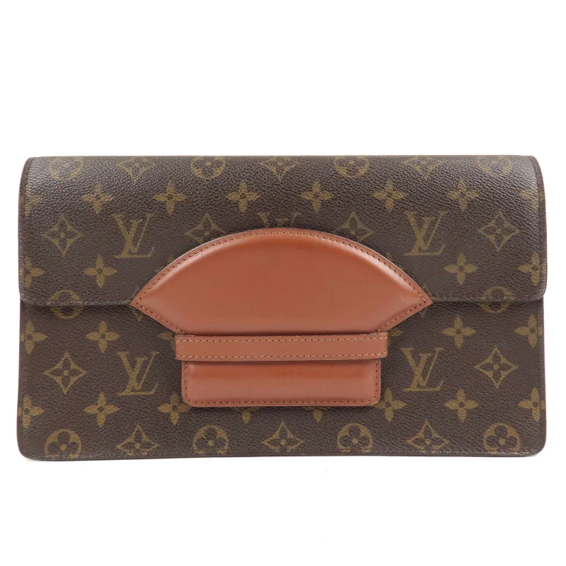 Louis Vuitton Monogram Chaillot Clutch Bag Brown M51788