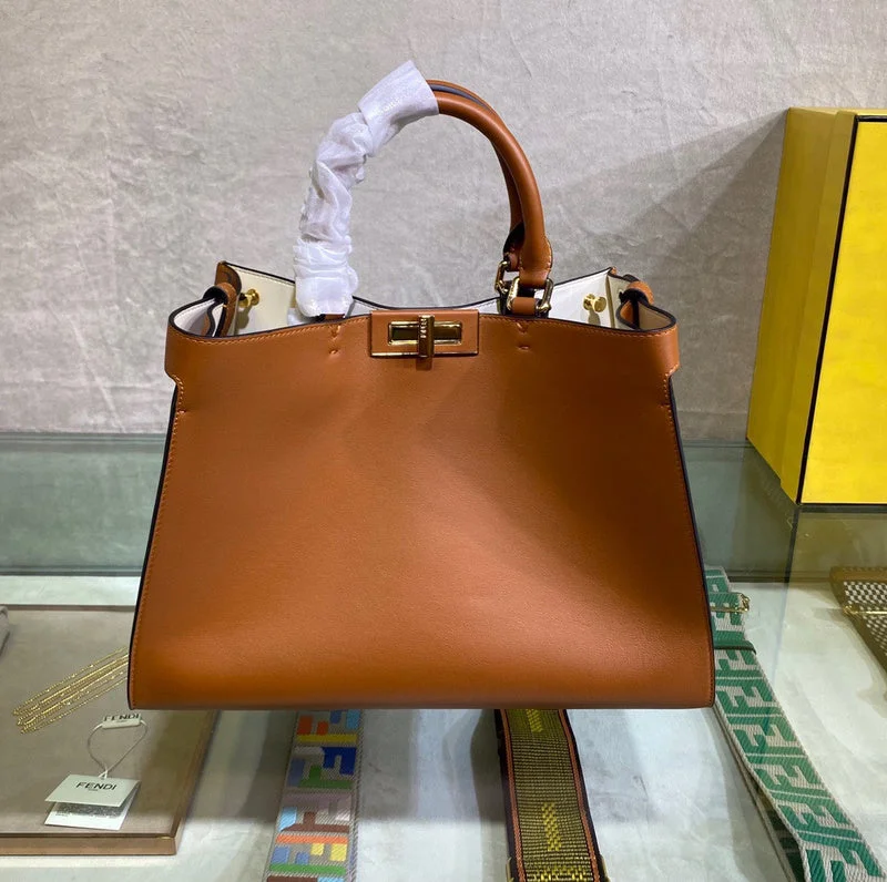 Fendi tote bags with a solar - powered charging panel for eco - friendly chargingBC - FENDI BAGS - 1052