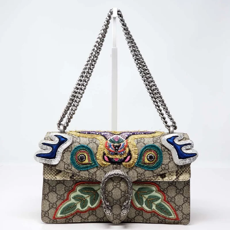 Ladies Gucci Dionysus bags in a pastel colorGucci Small Dionysus Snakeskin Limited Edition New