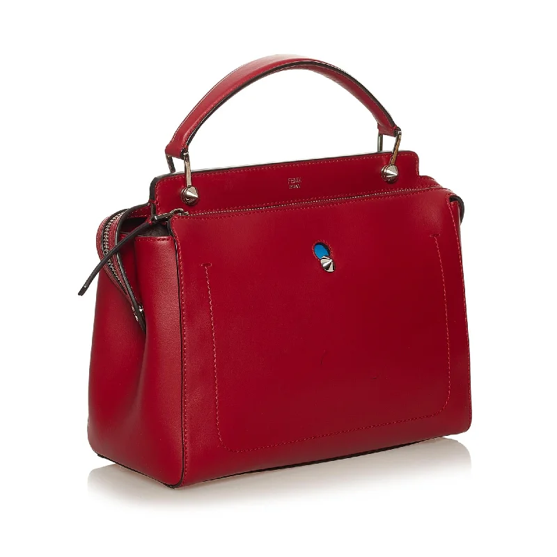 Fendi handbags with a biodegradable leather alternative for an eco - conscious choiceFendi DotCom Leather Satchel (SHG-29019)