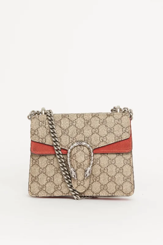 Women Gucci backpacks with a luxurious leather finishMini GG Supreme Dionysus Preowned Bag