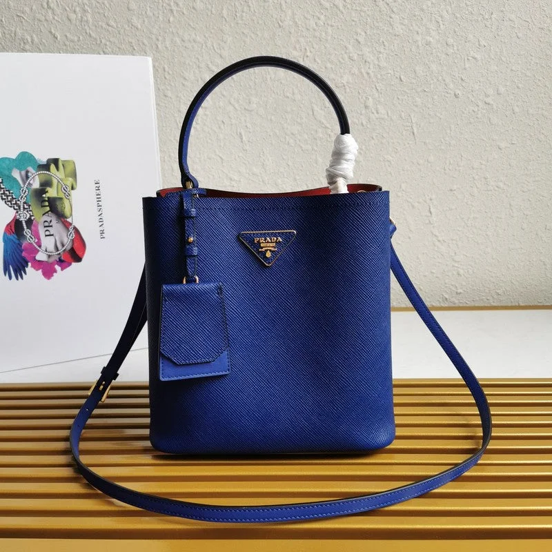 Prada handbags with a metal - framed clasp for durability and styleWhimsy Finds - Prada Bags - 337