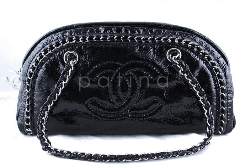 Chanel Limited Edition Handbag for CollectorsChanel Black Patent Luxury Ligne Bowler Bag