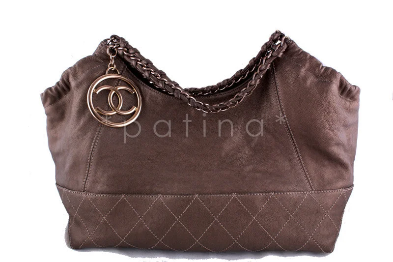 Chanel Limited Edition Handbag for CollectorsChanel Bronze Coco Cabas Tote Bag, Rose Gold