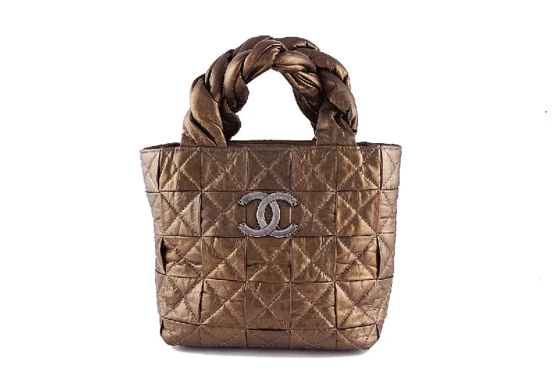 Chanel Colorful Handbag for Spring OutfitsChanel Bronze Limited Origami Soft Braided Tote Bag