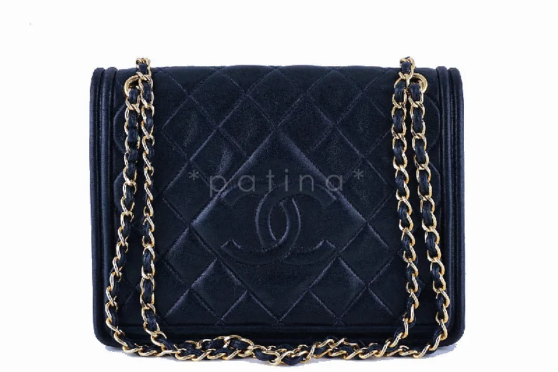 Chanel Luxury Handbag for High - End EventsChanel Dark Navy Classic Flap, Timeless Vintage Bag