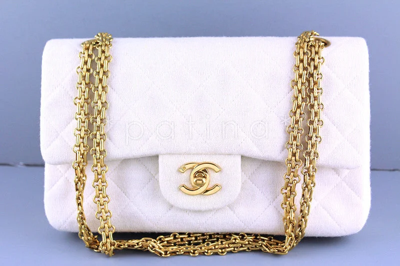 Chanel Lightweight Handbag for Daily ErrandsChanel Medium-Large Ivory Classic 2.55 Flap Bag