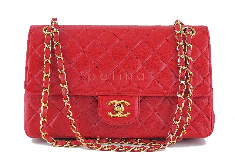 Chanel New Arrival Handbag with Gold HardwareChanel Vintage Red Classic Double Flap Medium-Large 2.55 Bag