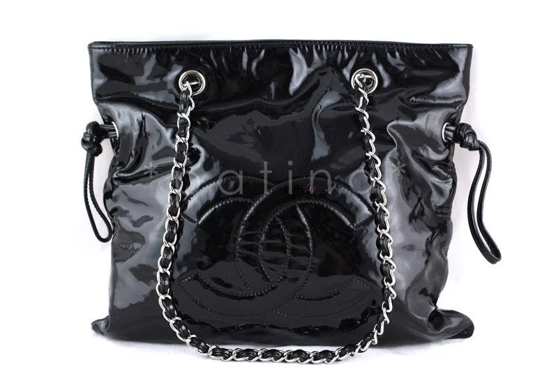 Chanel New Arrival Handbag with Gold HardwareChanel Black Patent Bon Bons Hobo Tote Bag