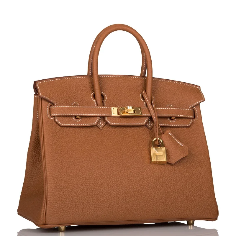 Hermes Birkin 25 Gold Togo Gold Hardware