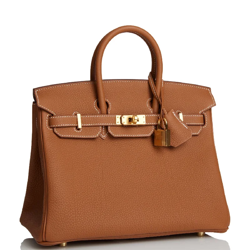 Hermes Birkin 25 Gold Togo Gold Hardware