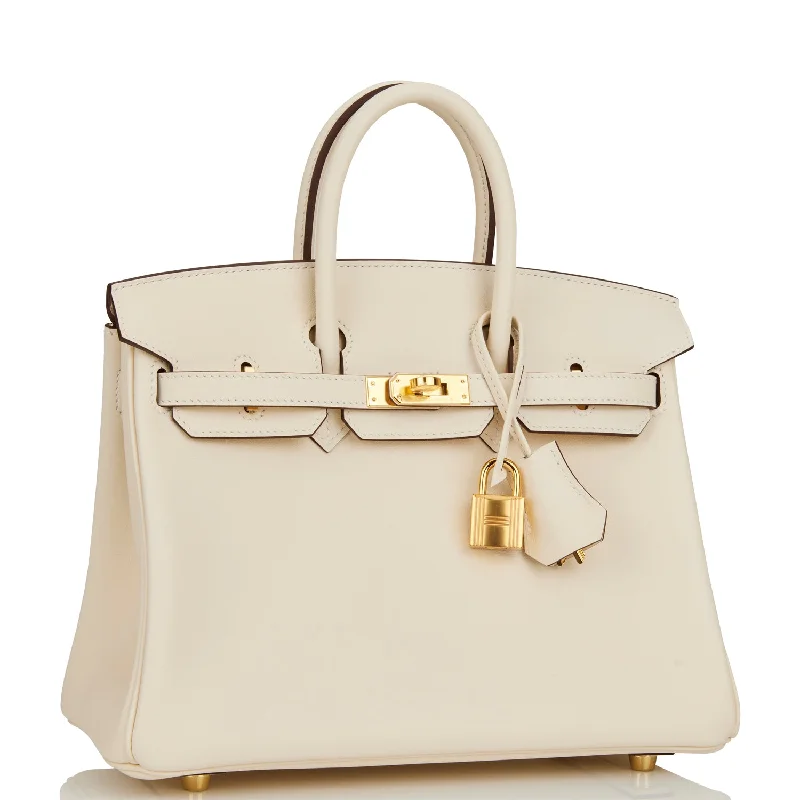 Hermes Birkin 25 Nata Swift Gold Hardware