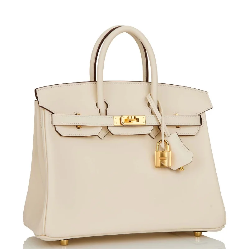 Hermes Birkin 25 Nata Swift Gold Hardware