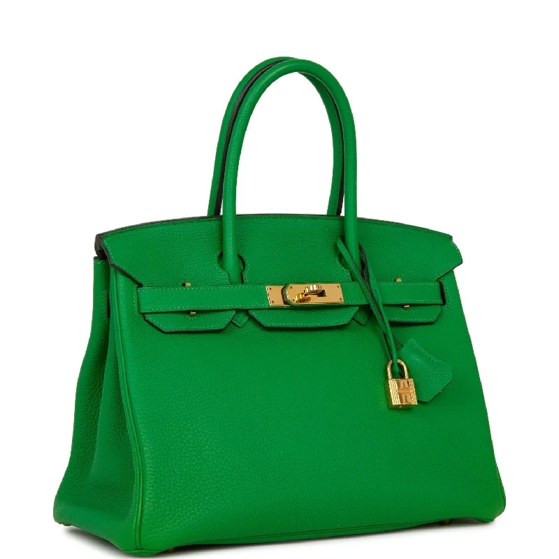 Hermes Birkin 30 Bambou Togo Gold Hardware