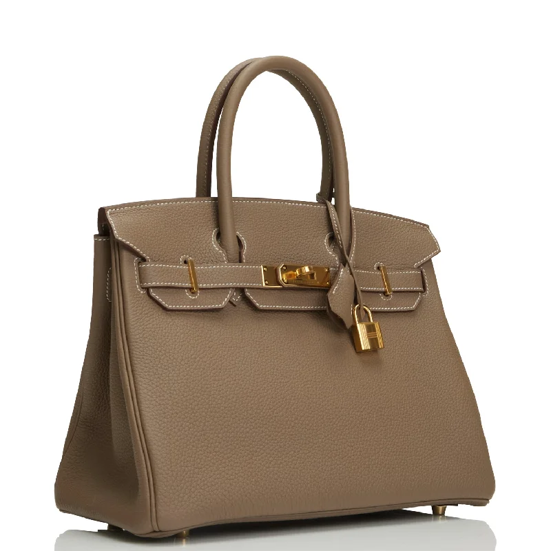 Hermes Birkin 30 Etoupe Togo Gold Hardware