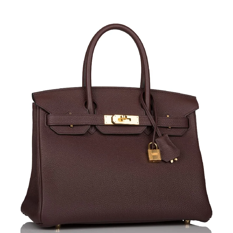 Hermes Birkin 30 Rouge Sellier Togo Gold Hardware