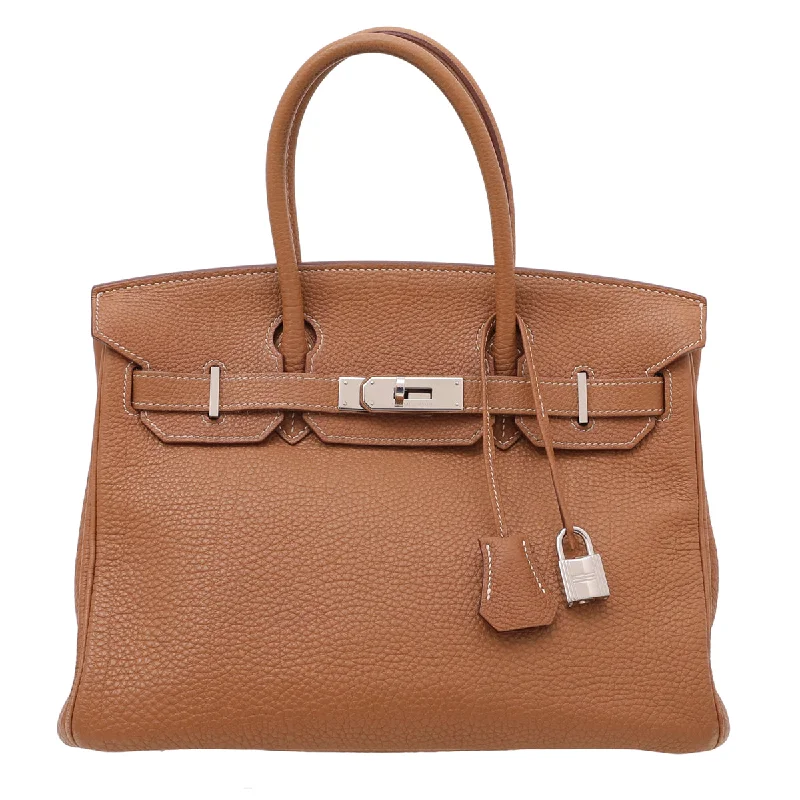 Hermes Caramel Togo Birkin 30 Bag