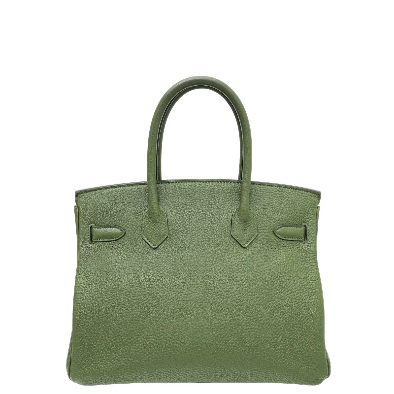 Hermes Vert Olive Birkin 30 Bag