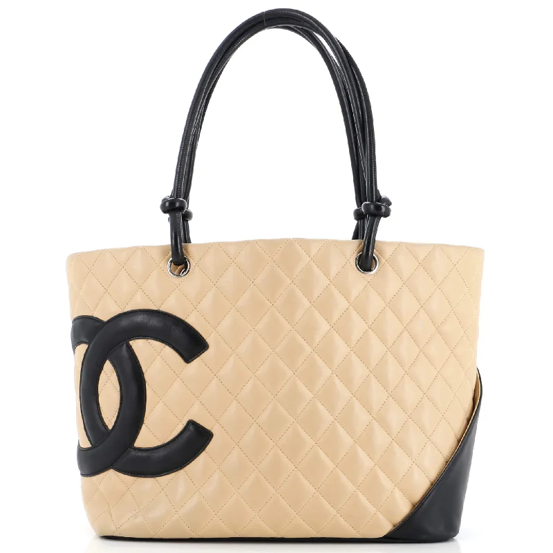 Cambon Tote Quilted Leather Large